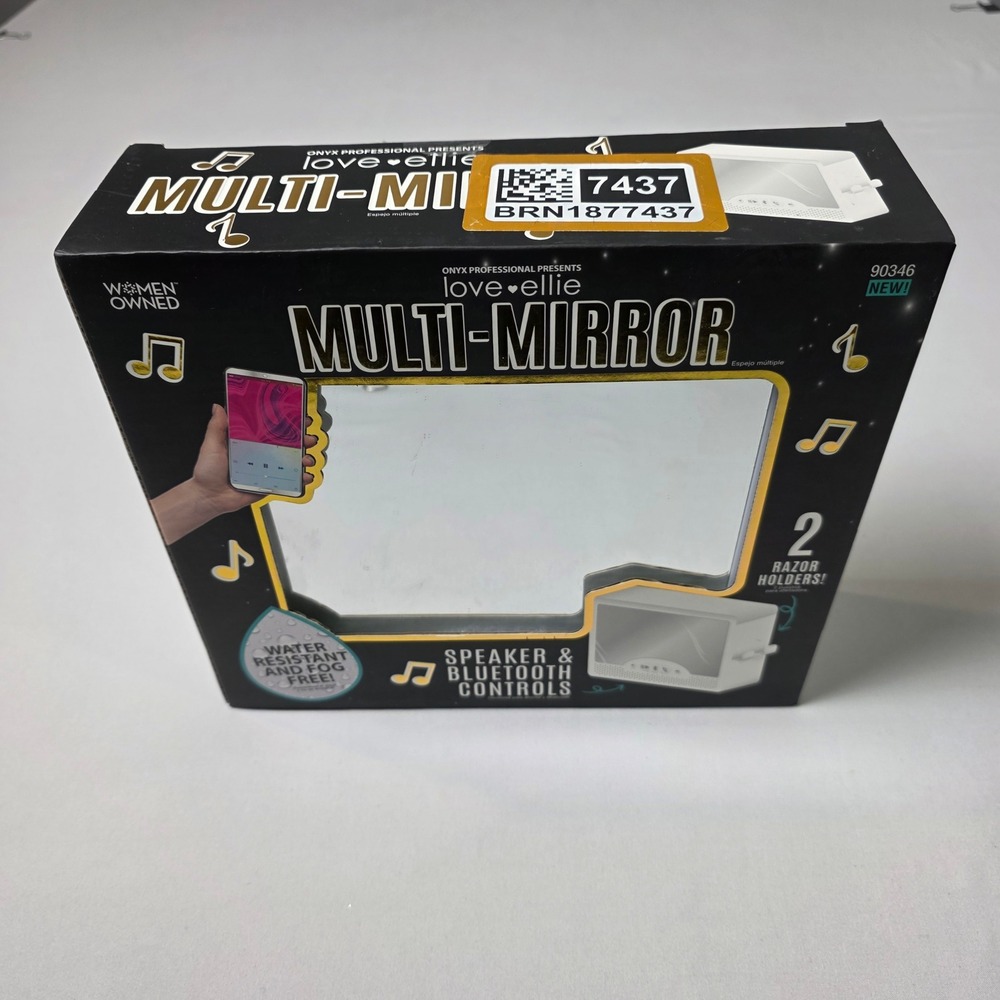 Love Ellie Multi-Mirror Brigette Bluetooth Speaker Fog Free Razor Holder